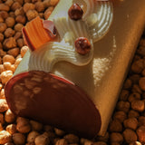 Bûche chocolat et noisette
