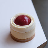 Cheesecake rhubarbe et vanille